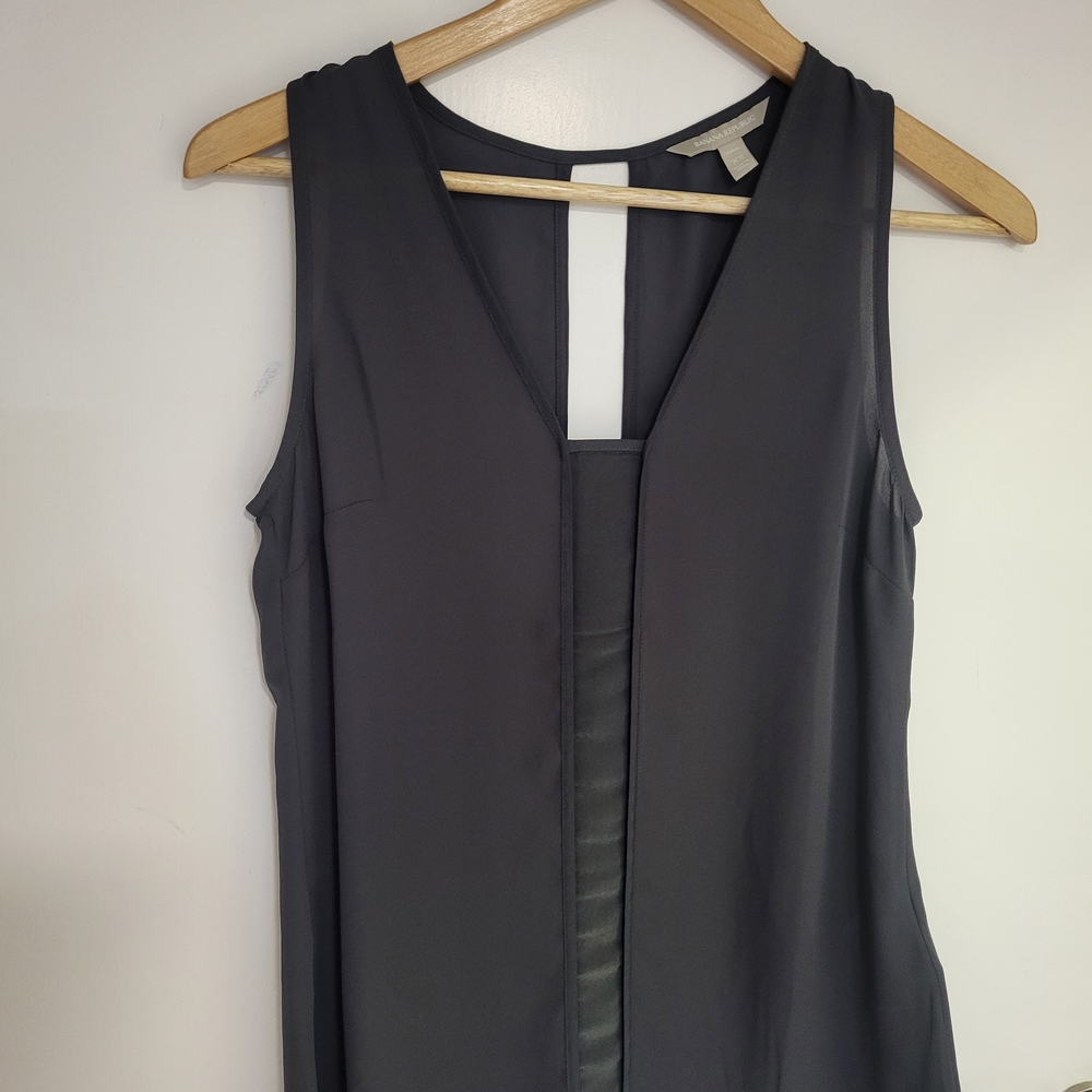 Banana Republic Charcoal Blouse